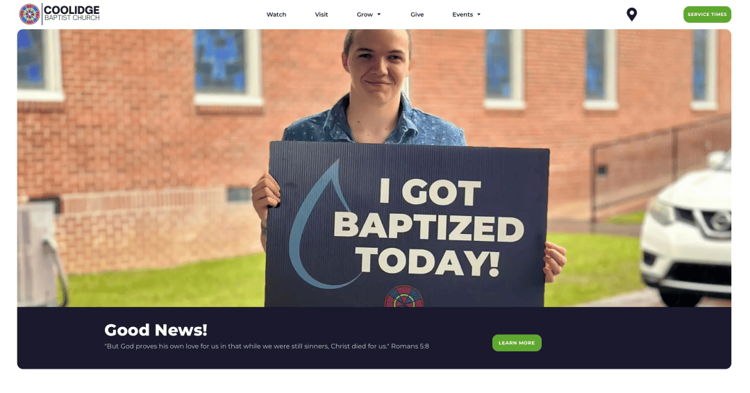 Coolidge Baptist Church website